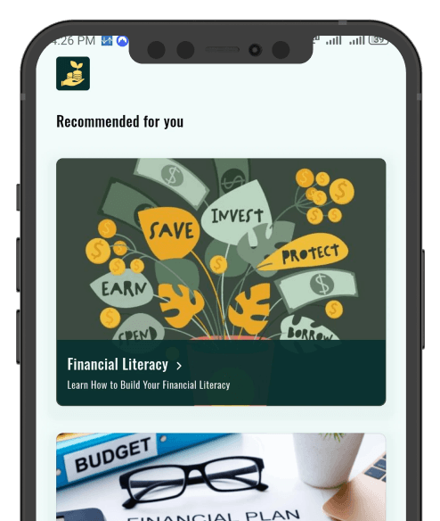 Investify App on iPhone